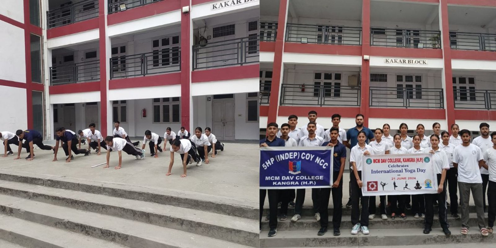 इंडिपेंडेंट एन.सी.सी धर्मशाला के तहत MCM डीएवी के 55 एनसीसी कैडेट्स ने भाग लिया