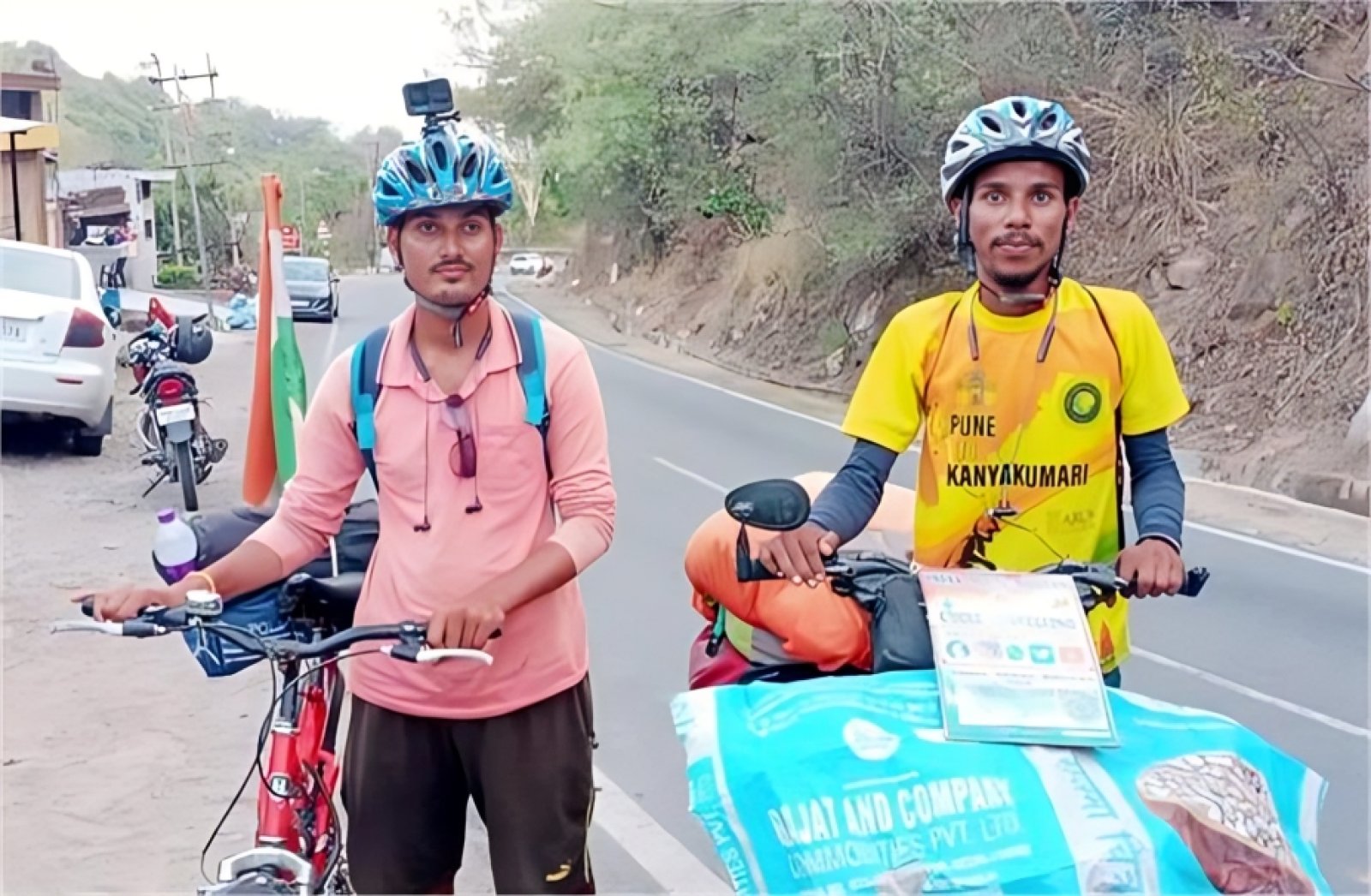 7 महीने से साइकिल भ्रमण पर ,जानेंगे देश के राज्यों की संस्कृति
