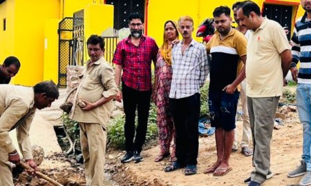 बरसात को लेकर विभाग द्वारा दी गई चेतावनी के चलते सतर्क हुई नगर पंचायत