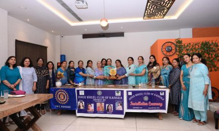 इनरव्हील क्लब कांगड़ा डिस्ट्रिक्ट 307 की नई कार्यकारिणी हुई गठित