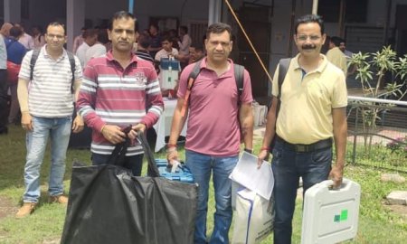 देहरा उपचुनाव को लेकर तैयारियां पूरी, मतदान कर्मियों ने संभाला मोर्चा