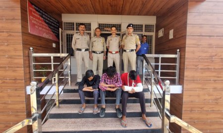 एटीएम चोरी करने के प्रयास में तीन गिरफ्तार