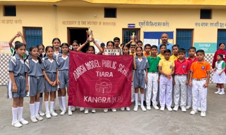 अंडर-14 खेलकूद प्रतियोगिता में छाया आदर्श मॉडल पब्लिक स्कूल