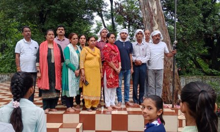 ताहलिंया स्कूल में मनाया स्वतंत्रता दिवस समारोह