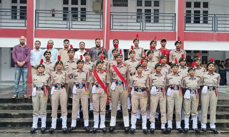 एमसीएम डीएवी कॉलेज कांगड़ा में किया ध्वजारोहण