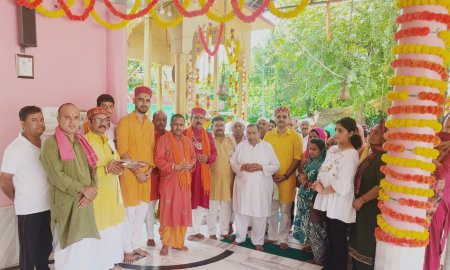 नाग मंदिर करियाड़ा में जन्माष्टमी पर्व के लिए हवन यज्ञ हुआ शुरू