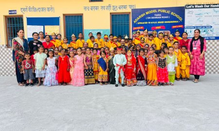 आदर्श मॉडल पब्लिक स्कूल तियारा में मनाया जन्माष्टमी पर्व