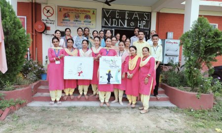 विजय वल्लभ शिक्षा महाविद्यालय में सांस्कृतिक गतिविधियों का किया आयोजन