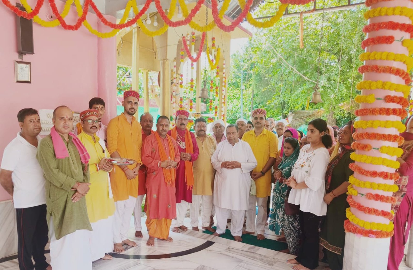 नाग मंदिर करियाड़ा में जन्माष्टमी पर्व के लिए हवन यज्ञ हुआ शुरू