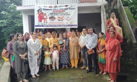 बदारन गांव में बताया पोषण का महत्व