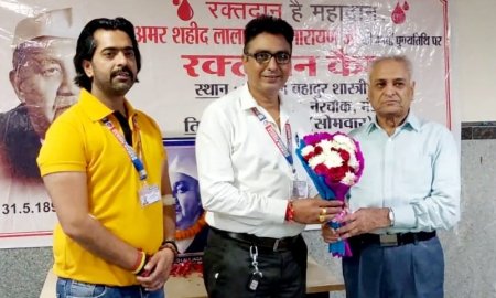 अंतरराष्ट्रीय मानवाधिकार महासंघ एवं एंटी करप्शन फाउंडेशन की हिमाचल टीम ने किया रक्तदान