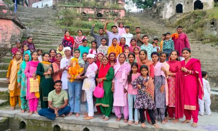 ज्वालामुखी में हर्षोउल्लास से निकली बप्पा की सवारी, ब्यास नदी में हुआ विसर्जन