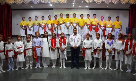 डीएवी भड़ोली में एक्टिविटी डे के अंतर्गत किया हिमाचली लोक गीत का आयोजन