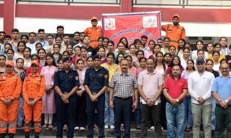 एमसीएम डीएवी कॉलेज कांगड़ा में किया मॉक ड्रिल का आयोजन