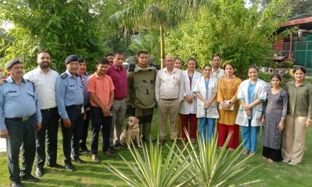 फोर्टिस कांगड़ा में सीआईडी विभाग के बम डिस्पोजल सैल ने की मॉकड्रिल