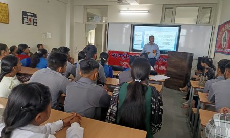 ज्वालामुखी कॉलेज में नशा निवारण पर व्याख्यान का किया आयोजन