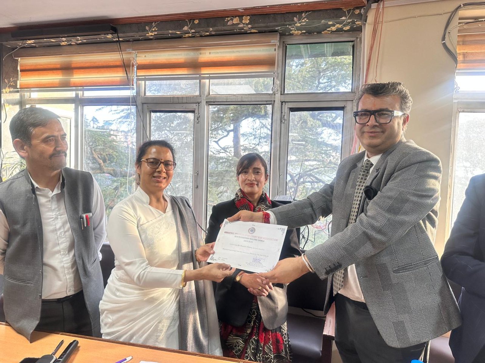 हिमाचल प्रदेश उच्च न्यायालय “बार एसोसिएशन” के चुनाव में पीयूष वर्मा विजय