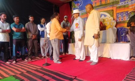 मेला ग्राउंड दाड़ी में रामलीला का मंचन का शुभारंभ