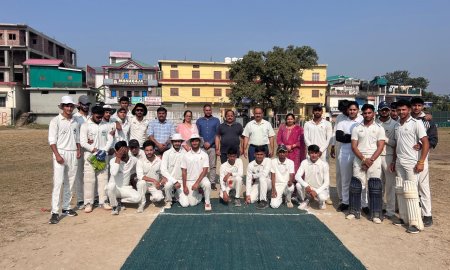 इंटर कॉलेज क्रिकेट मैच में प्री क्वार्टर फाइनल में पहुंचा चुवाड़ी