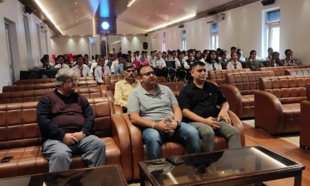 जीजीडीएसडी राजपुर कालेज में स्वस्थ जीवन पर व्याख्यान का किया आयोजन