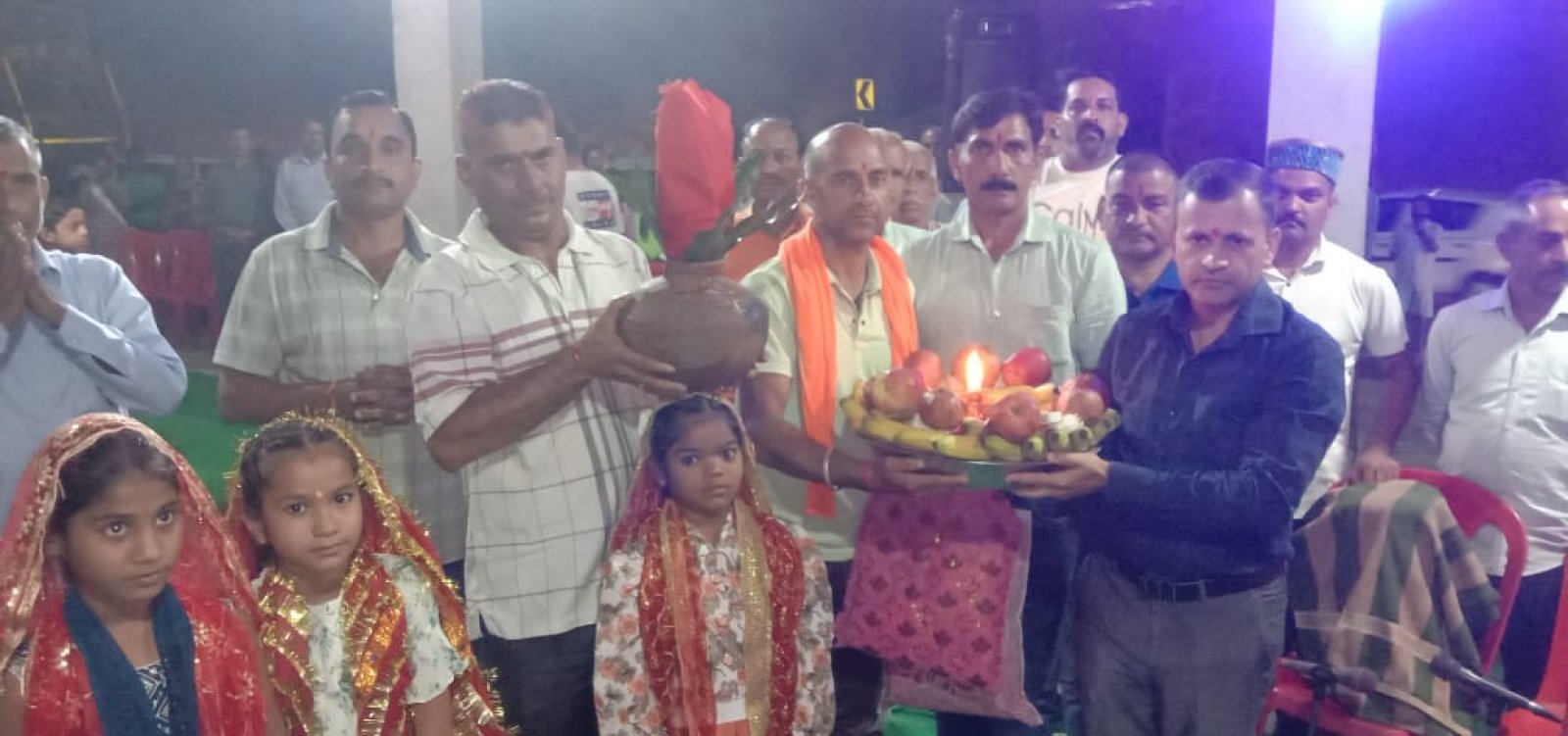 भराड़ी: बाड़ा दा घाट में विशाल जागरण का हुआ आयोजन