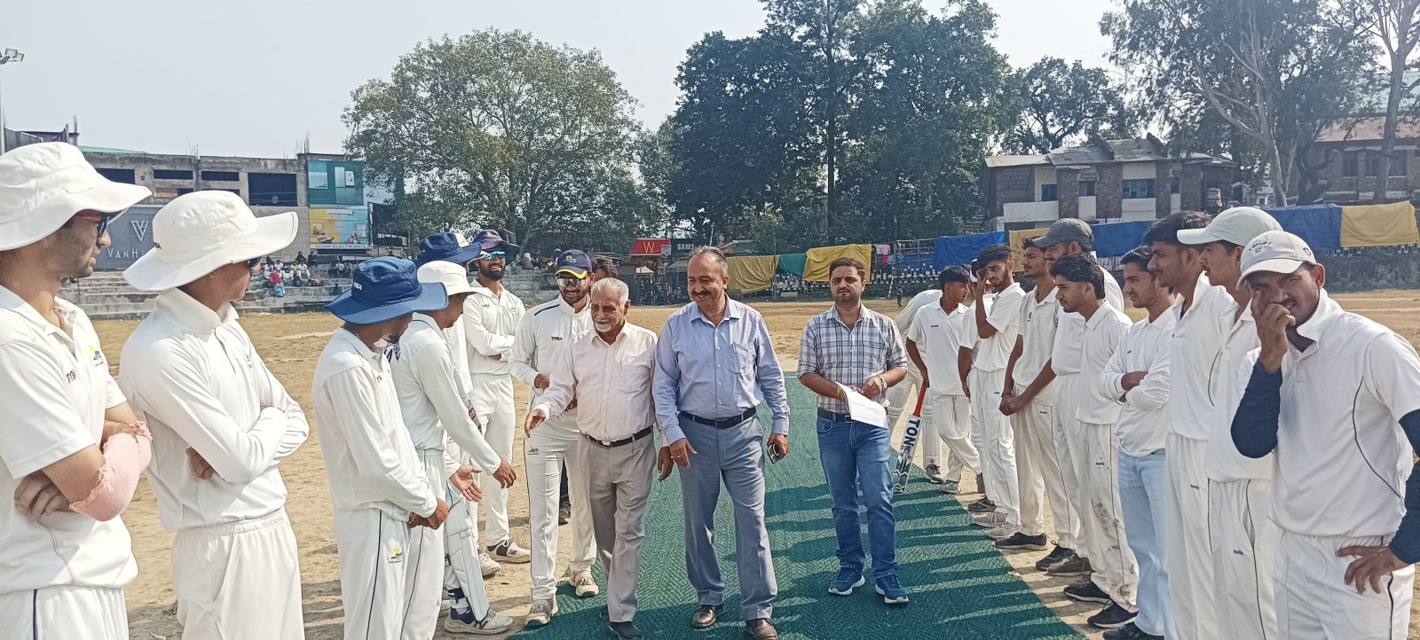 इंटर कॉलेज क्रिकेट प्रतियोगिता में कांगड़ा - धर्मशाला हुए आमने सामने