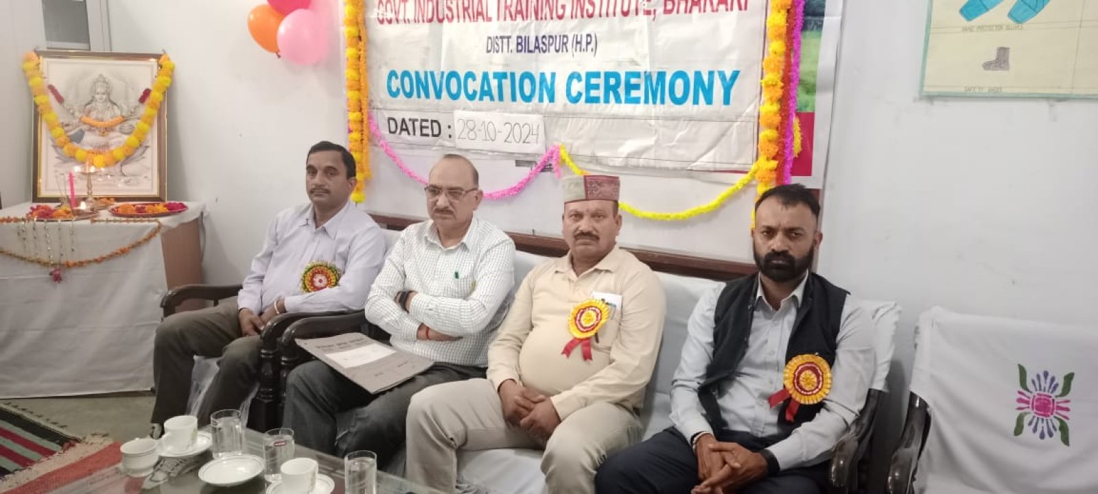 भराड़ी आईटीआई में मनाया गया दीक्षांत समारोह