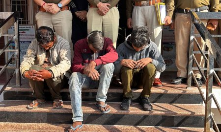 फैक्ट्री में चोरी की वारदात को दिया अंजाम, तीन आरोपी गिरफ्तार