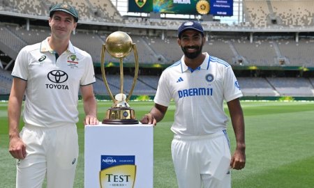 भारत ने 104 रन पर ढेर किया ऑस्ट्रेलिया, बनाई 120 रन की बढ़त