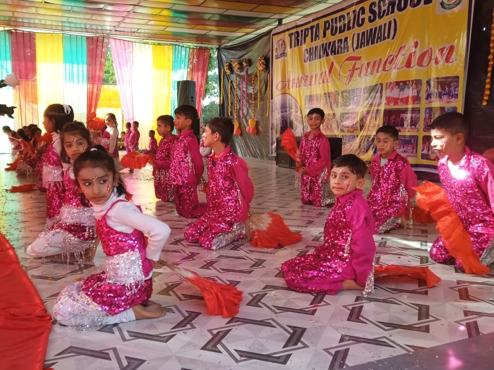 तृप्ता पब्लिक सीनियर सेकेंडरी स्कूल चलवाड़ा में दो दिवसीय वार्षिक पारितोषिक वितरण समारोह का किया आयोजन