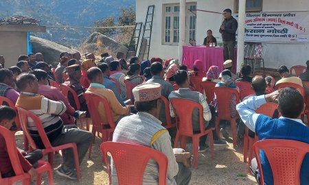 पौड़ाकोठी में प्राकृतिक खेती पर किसान गोष्ठी का किया आयोजन