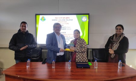 मानवाधिकार दिवस पर जीजीडीएसडी कॉलेज राजपुर में व्याख्यान का किया आयोजन