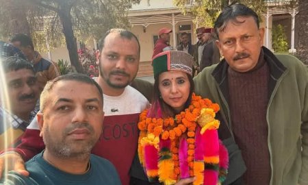 शिवानी ठाकुर बनी भाजपा शिमला ग्रामीण (सुन्नी) मंडल की पहली महिला अध्यक्ष