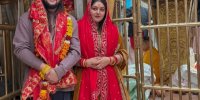 बाबा हंसराज और उनकी पत्नी ने मां चिंतपूर्णी मंदिर में किए श्रद्धापूर्ण दर्शन
