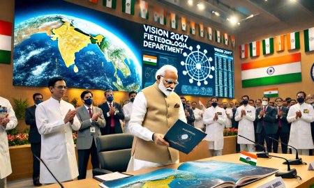 प्रधानमंत्री ने जारी किया मौसम विभाग का विजन 2047 दस्तावेज