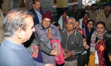 मुख्यमंत्री ठाकुर सुखविंदर सिंह सुक्खू ने धर्मशाला में जनता की समस्याएं सुनी