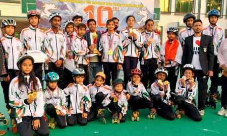 इंडो-नेपाल स्केटिंग चैंपियनशिप: भारत ने जीते 24 गोल्ड, कांगड़ा के खिलाड़ियों का शानदार प्रदर्शन