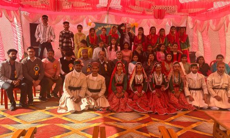 तकीपुर कॉलेज में वार्षिक सांस्कृतिक कार्यक्रम सुर- ताल में विद्यार्थियों ने जमाया रंग