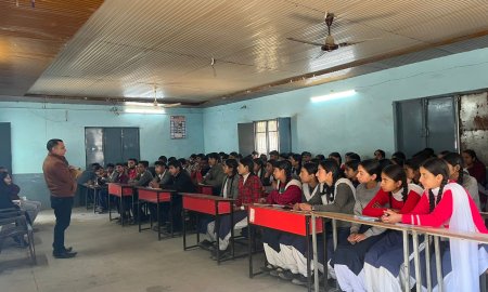 राजकीय वरिष्ठ माध्यमिक विद्यालय जडेरा में 'अपना विद्यालय' कार्यक्रम का किया आयोजन