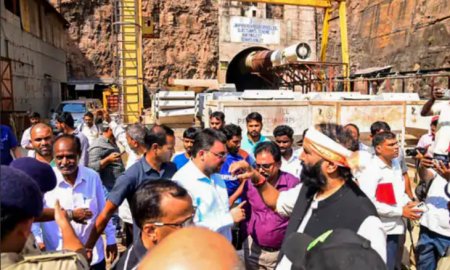 22 फरवरी को ढहा था टनल का एक हिस्सा, राहत कार्य अभी भी जारी