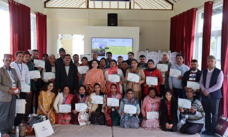 कांगड़ा जिला के किसानों के लिए निवृत्ति द्वारा आयोजित 'प्रशिक्षकों का प्रशिक्षण' कार्यक्रम हुआ संपन्न