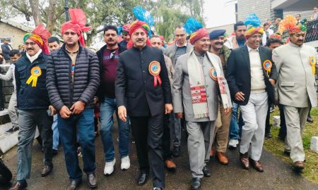 भव्य शोभा यात्रा और झंडा रस्म के साथ हुआ बैजनाथ शिवरात्रि महोत्सव का शुभारंभ