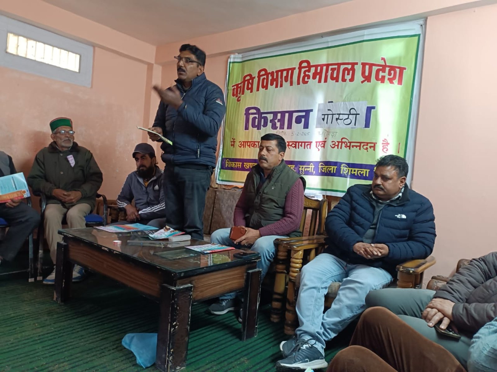 कृषि विभाग द्वारा ग्राम पंचायत धरोगडा में किसान गोष्ठी का किया आयोजन