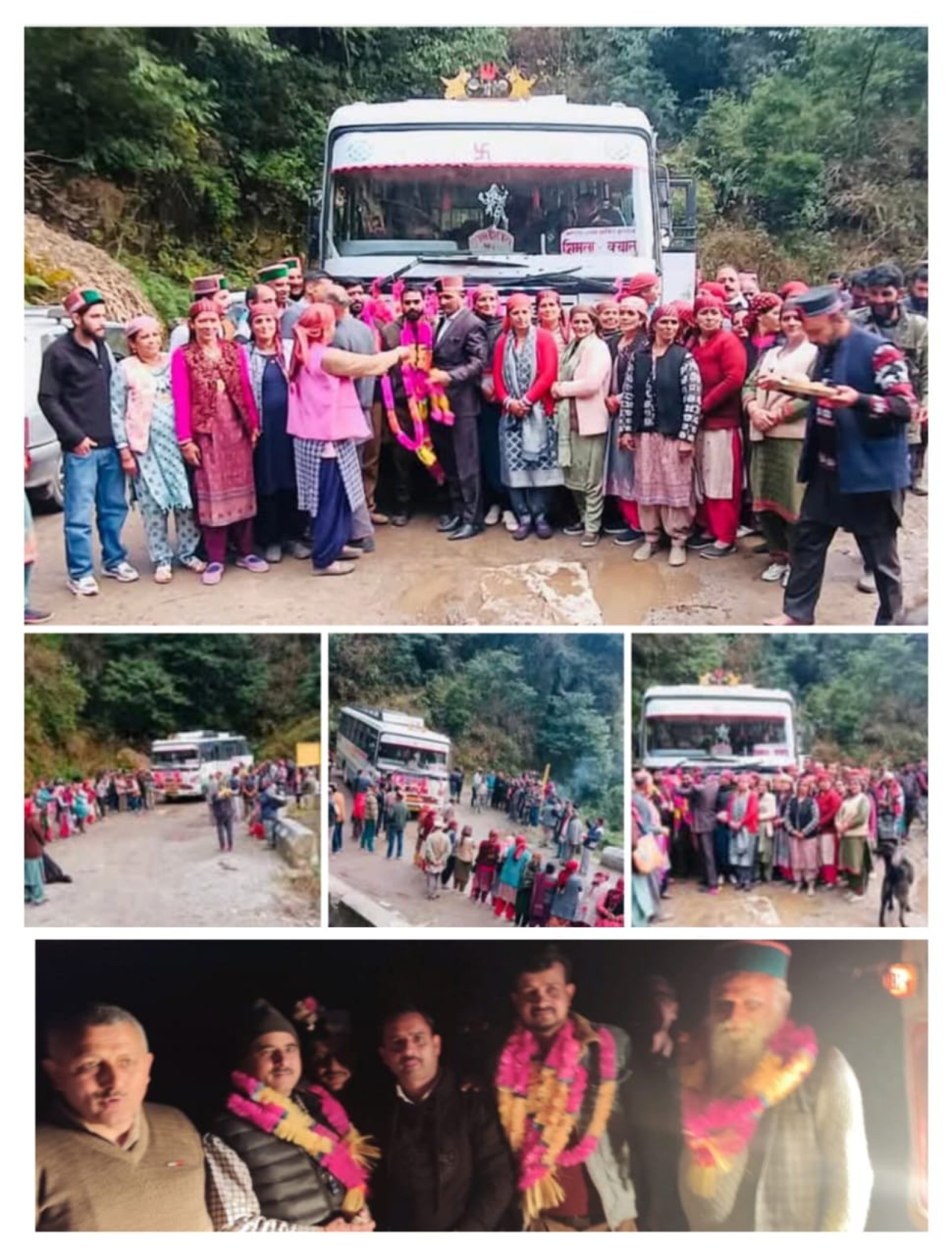 ग्राम पंचायत धरोगड़ा व बाग के दूरदराज गांव वासियों ने बस सुविधा से जुड़ने के लिए विक्रमादित्य सिंह का जताया आभार