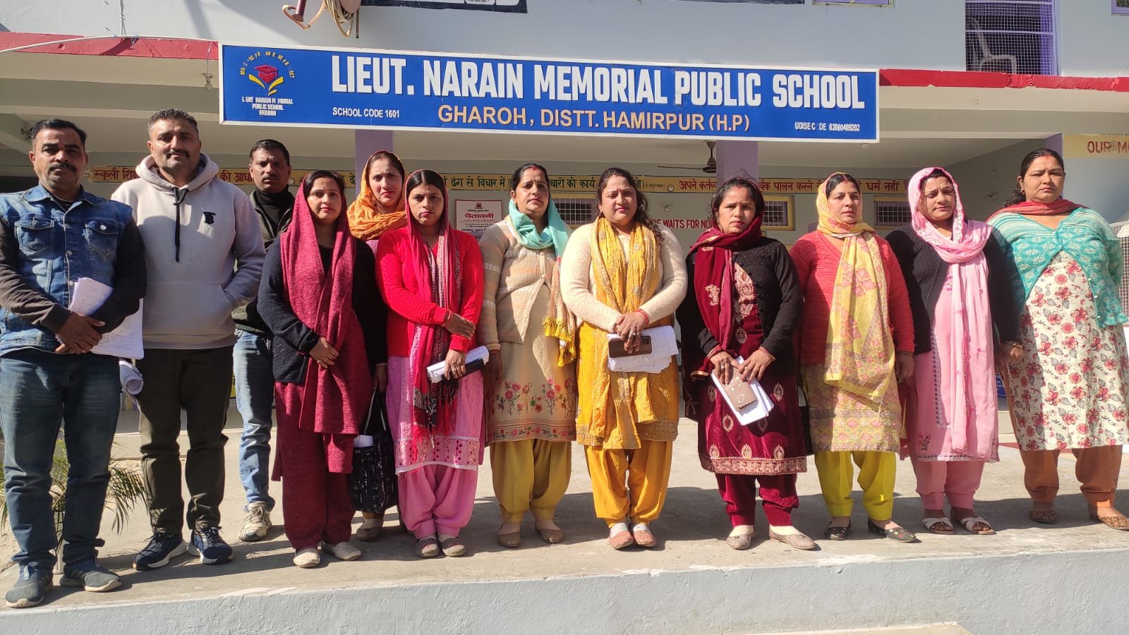 लेफ्टिनेंट नरैण मैमोरियल स्कूल में अध्यापक-अभिभावक बैठक, प्री-बोर्ड परीक्षाओं पर की गई चर्चा