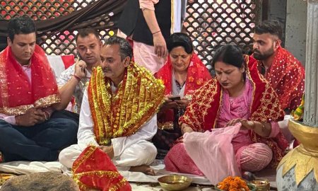 बज्रेश्वरी मंदिर कांगड़ा में ग्रीष्मकालीन नवरात्रों का शुभारंभ, शतचंडी महायज्ञ हुआ शुरू