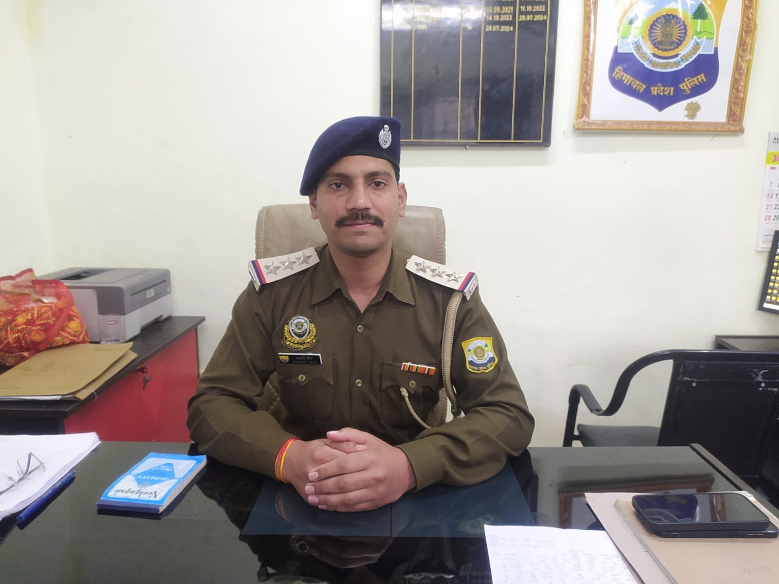 इंस्पेक्टर नवनीत सैणी ने संभाला एसएचओ नगरोटा बगवां का कार्यभार