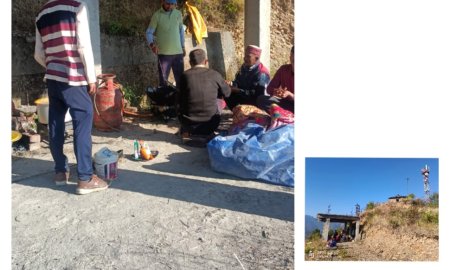 दुर्गा अष्टमी के उपलक्ष्य में कटाची माता मंदिर में लगा श्रद्धालुओं का तांता, भंडारे का भी किया आयोजन