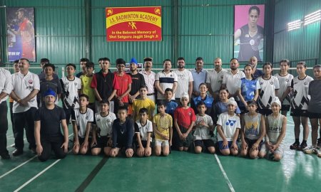 लूणापानी में हो रहा तीन दिवसीय बैडमिंटन प्रतियोगिता का आयोजन