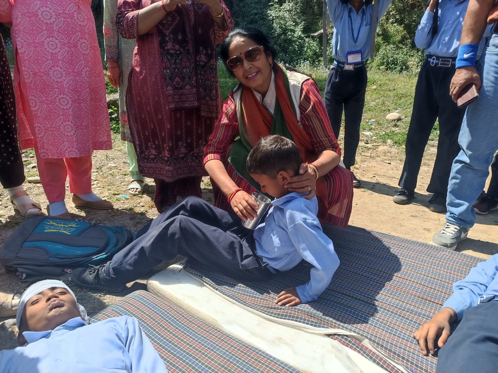 राजकीय वरिष्ठ माध्यमिक विद्यालय खोली में मॉक ड्रिल का हुआ आयोजन 